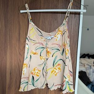 Floral Print Women's Top